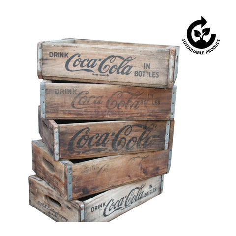 Coca-Cola Wooden Storage Box