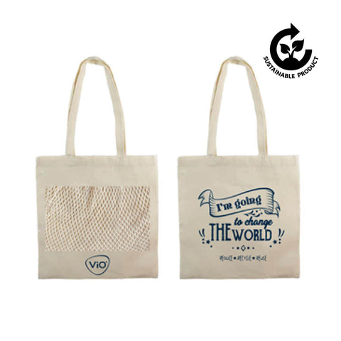 Organic Cotton & RPET Mesh Shopping Bag