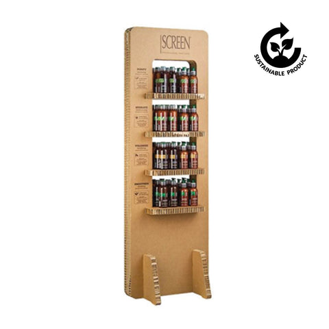 Recycled Cardboard Floor Display