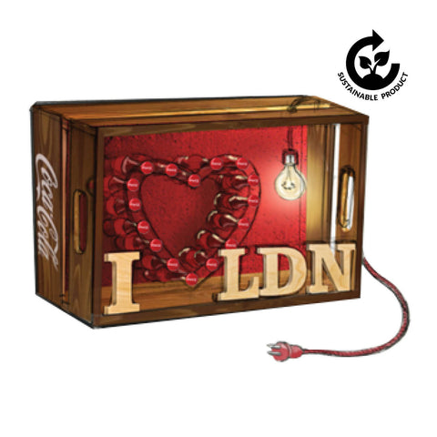 UK City Project: Display made from recycled bottle tops