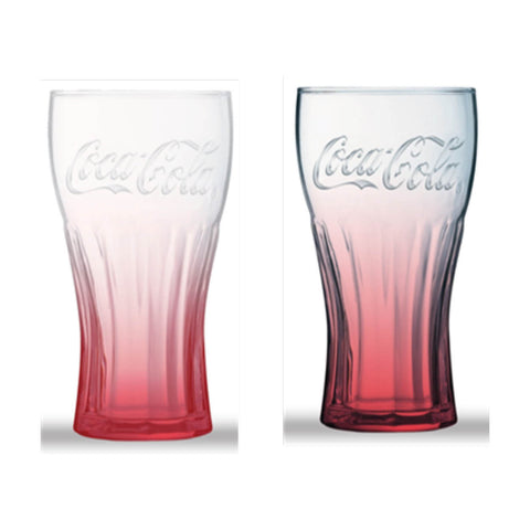 Coca-Cola Sprayed Glassware