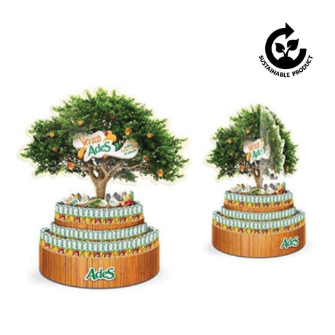 Stand and Display Solutions for Natural Brands like Ades, Honest or Fuze Tea