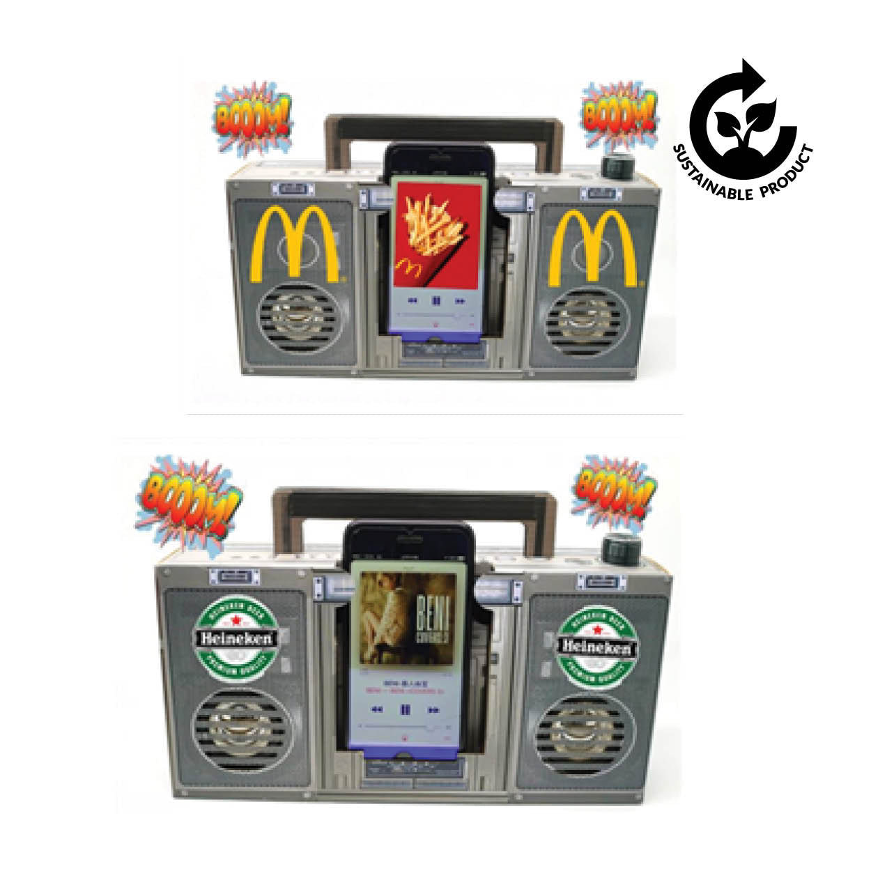 Paper Boom Box Speaker