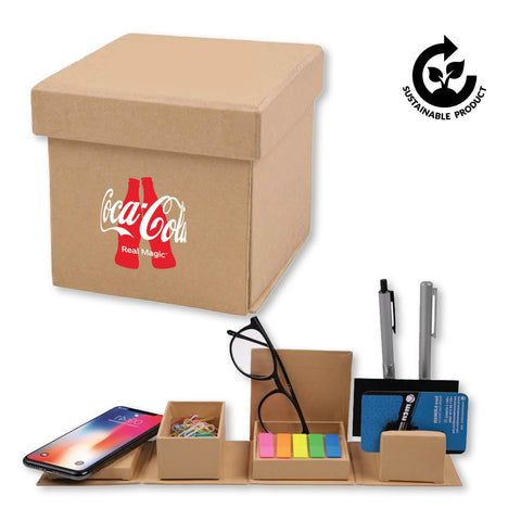 COUVIN - Eco-neutral Memo Cube with Wireless Charger
