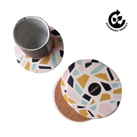 Cork and Tin Coasters