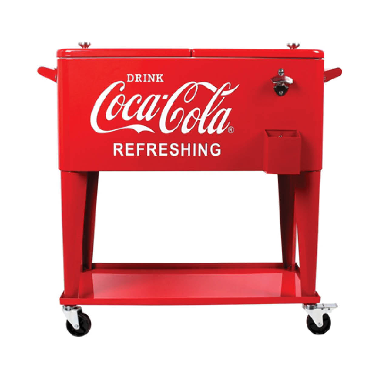 Coca-Cola Cooler on Wheels
