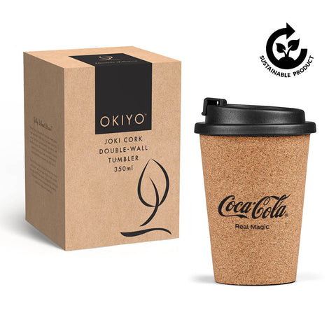 Okiyo Joki Cork Double-Wall Tumbler - 350ml