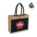 MONCLOVA - Jute Bag with Canvas Pocket