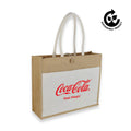 MONCLOVA - Jute Bag with Canvas Pocket