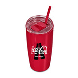 Altitude Daytona Plastic 2-In-1 Double-Wall Tumbler & Straw - 600ml