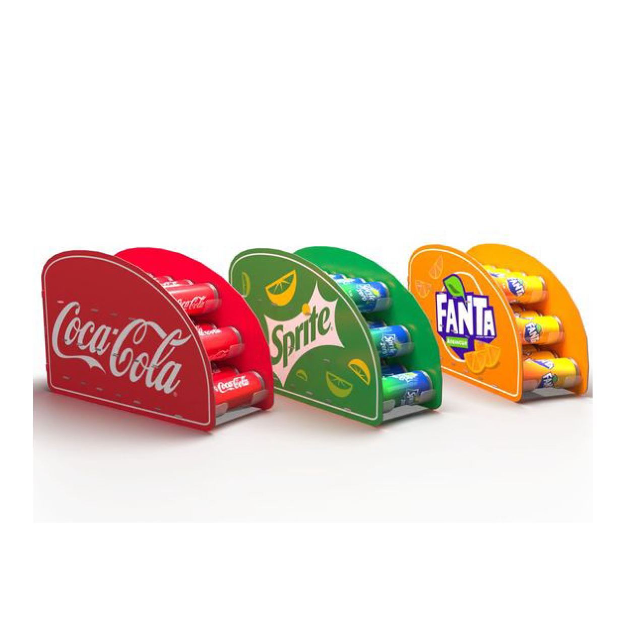 Counter Top Unit - Coca-Cola, Sprite & Fanta