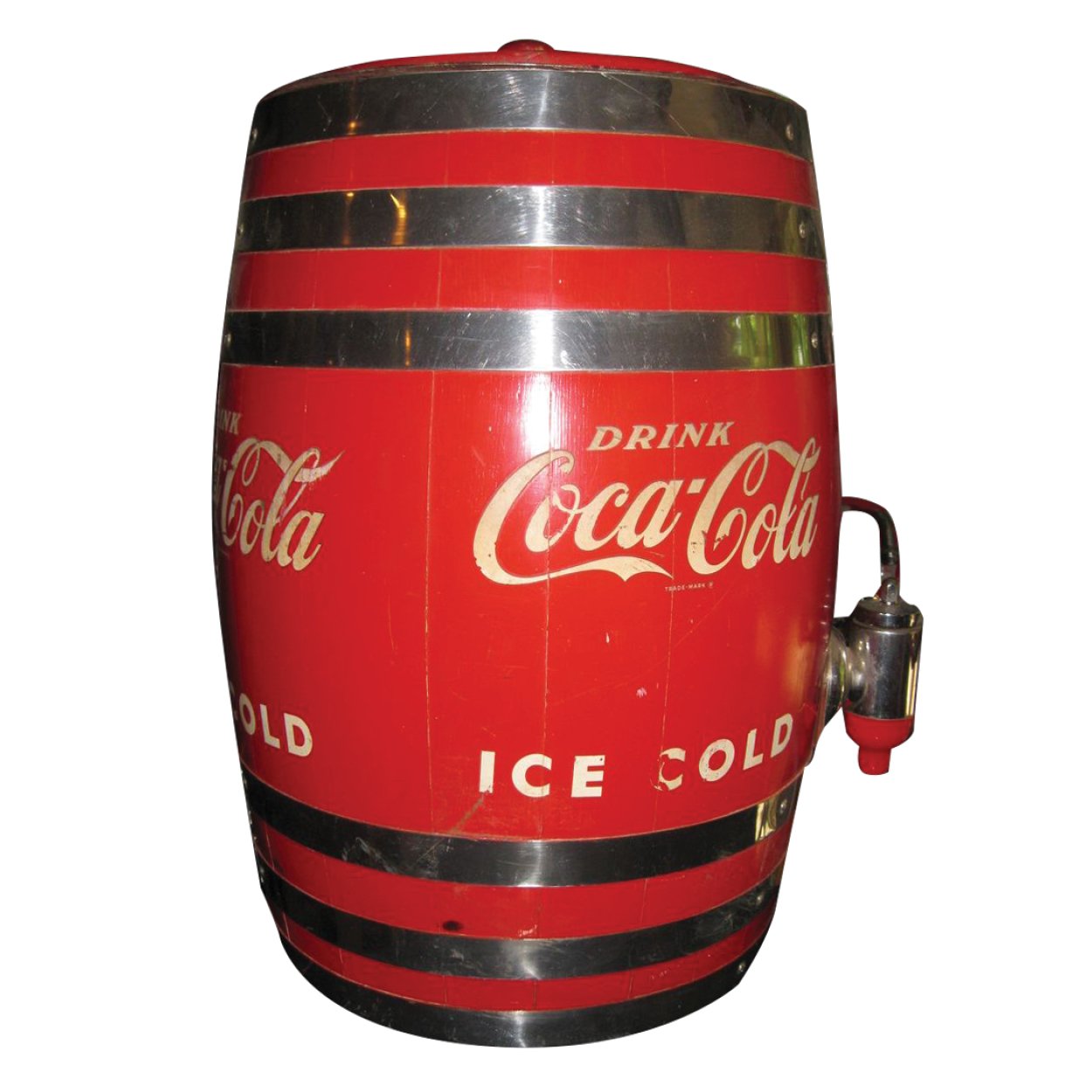 Coca-Cola Barrel Dispenser