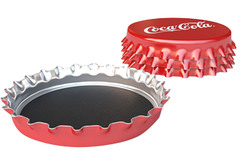 Coca-Cola Bottle Top Serving Tray