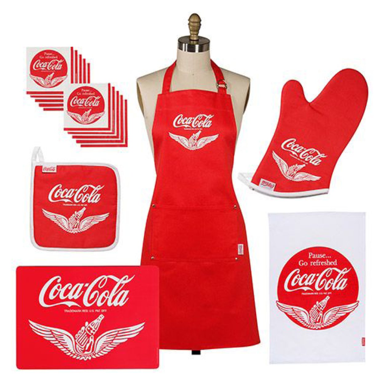 Coca-Cola Kitchen Collectable Set