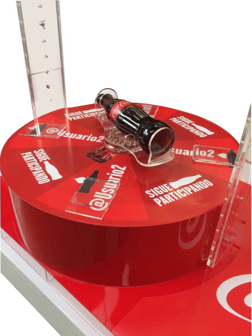 Coca-Cola Spinning Wheel