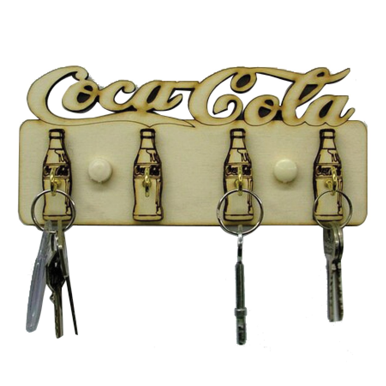Coca-Cola Wooden Key Holder