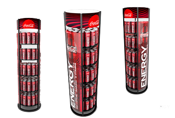 Coke Energy Can Display