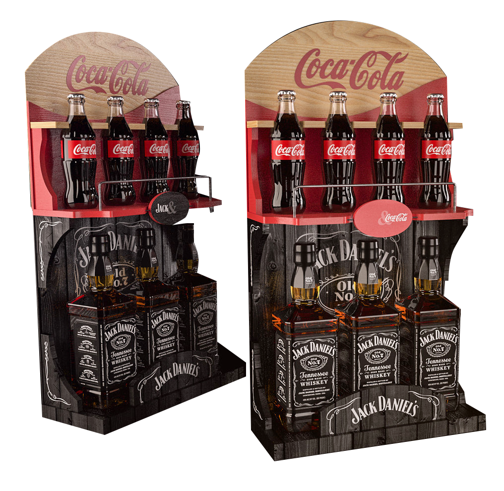 Coca-Cola & Jack Daniels Display