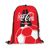 Soccer Custom Drawstring Bag