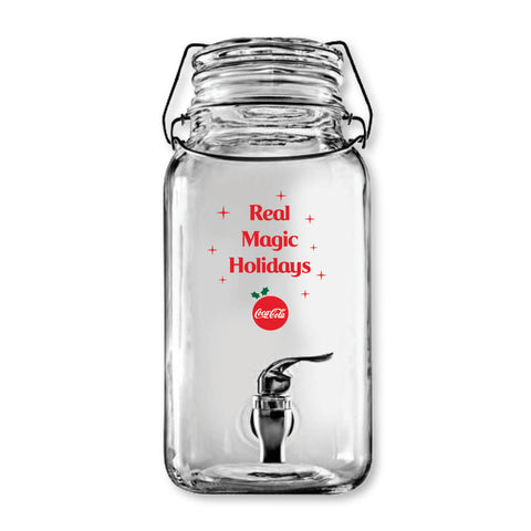 Festive Clip-Top Beverage Dispenser