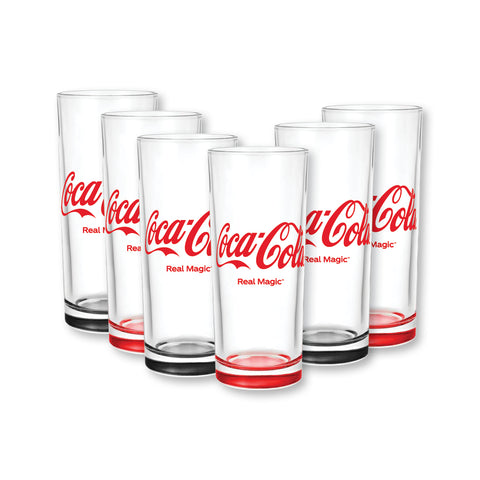 Hue Coloured Highball Glasses - Set of 6