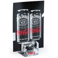 Jack Daniels & Coca-Cola Ice Cube Menu Holder