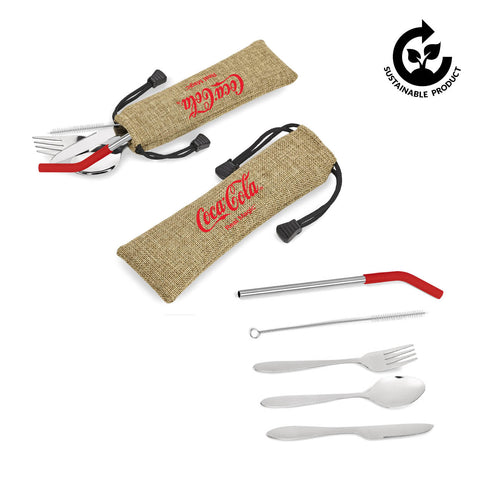 Kooshty Safari Cutlery & Straw Set