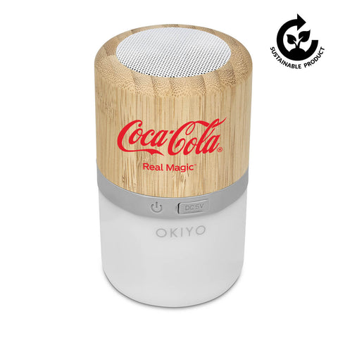 Okiyo Heiwa Bamboo Bluetooth Speaker & Night Light