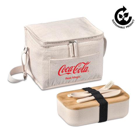 Okiyo Kura Cotton & Wheat Straw Lunch Set