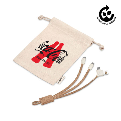 Okiyo Soshin Cork Tri-Cable