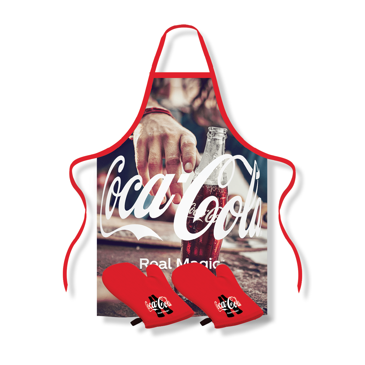 Oven Mitt and Apron Set