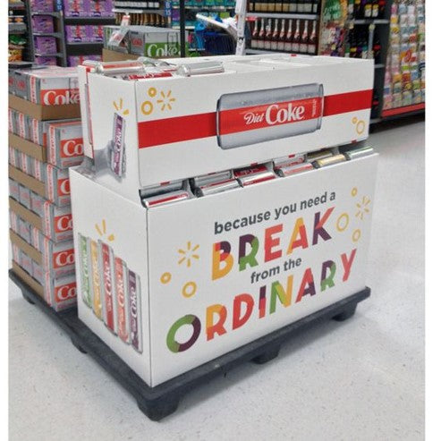 Gravity Feeder Pallet Display