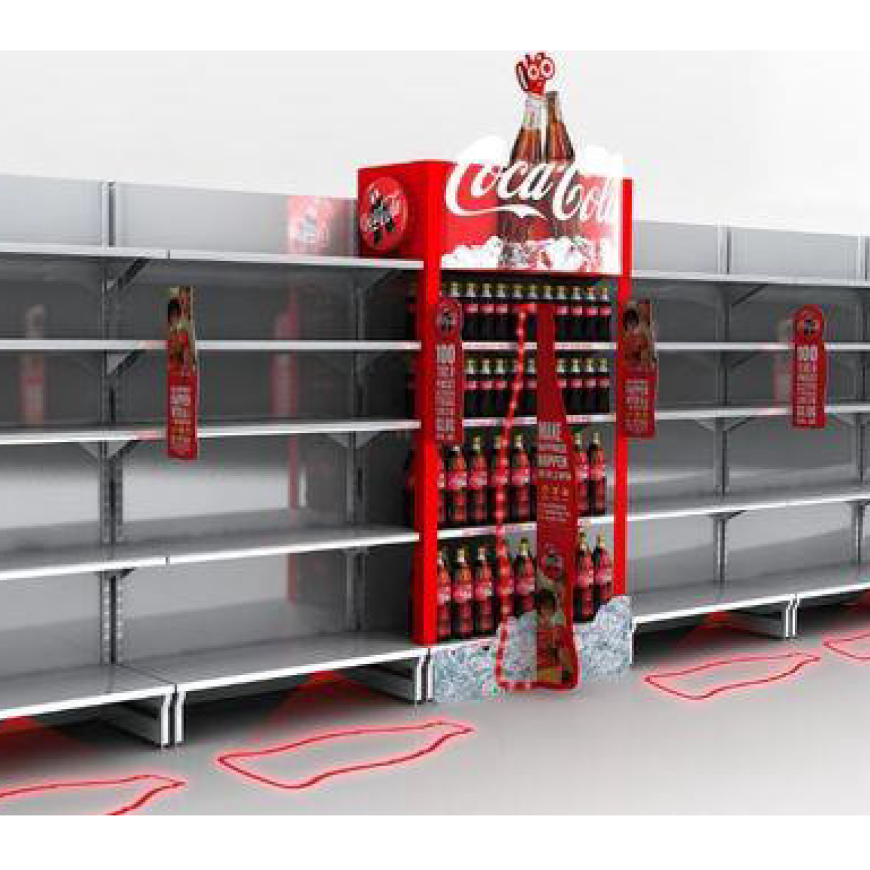 Coca-Cola Shelf Branding
