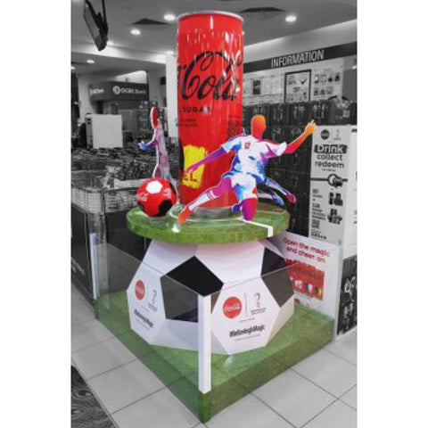 Soccer-Themed Pallet Display