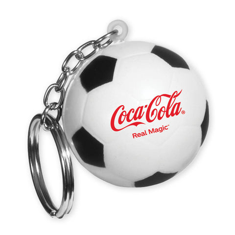 Soccer Ball Anti Stress Keyring
