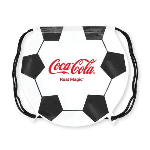 Soccer Drawstring Polyester Backpack