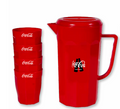 Solid Jug with Tumblers
