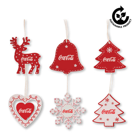 Festive Wooden Tree Ornaments