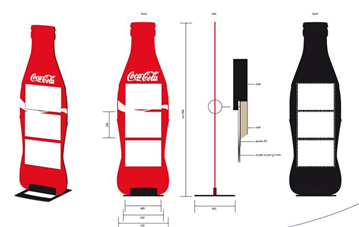Outdoor Bottle Totem