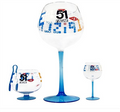 Giant Glass / Ice Bucket with Ice Tong