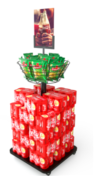 Display with Basket