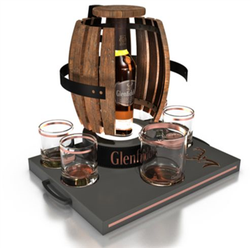 Bottle Glorifier and Tray
