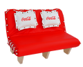 Outdoor Lounge Sofa with Printable Pillows