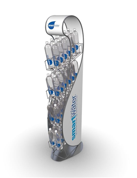 Smartwater Floor Display Idea