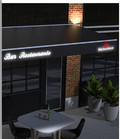 Iluminated Sign with Solar Charge