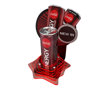 Coke Energy Bottle & Can Idoliser