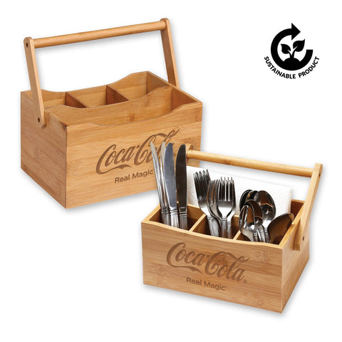 Bamboo Cutlery Caddy