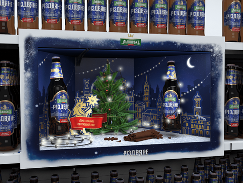 Christmas On Shelf Display