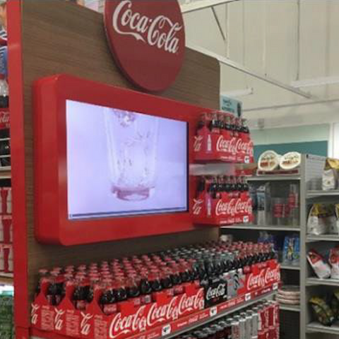 Coca-Cola Digital Gondola End