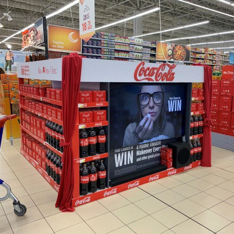 Coca-Cola Home Theatre Bulk Display